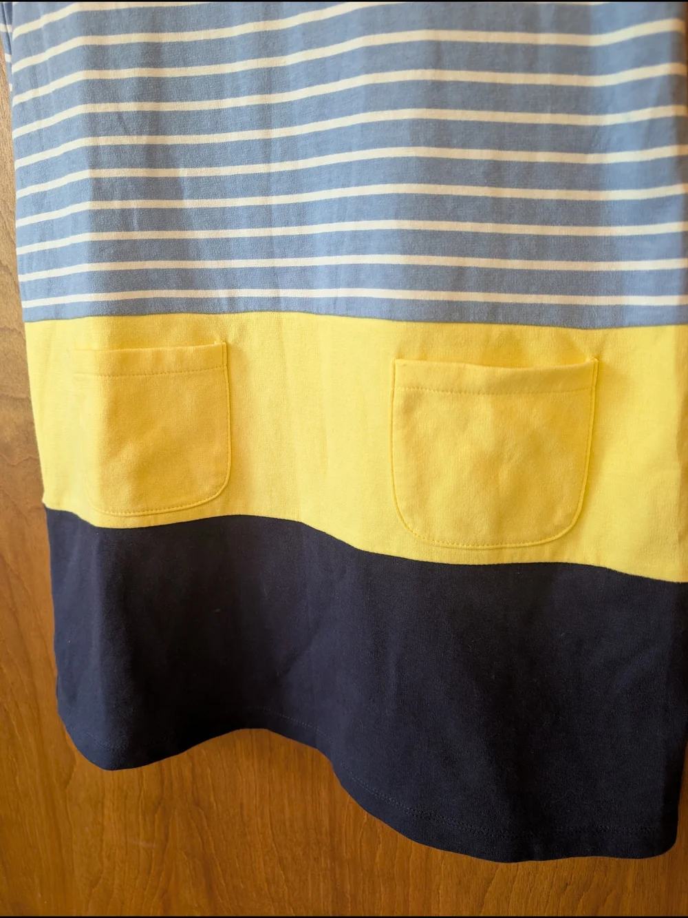 Gymboree Girls' Colorblock Striped Knit Shift Dress 10